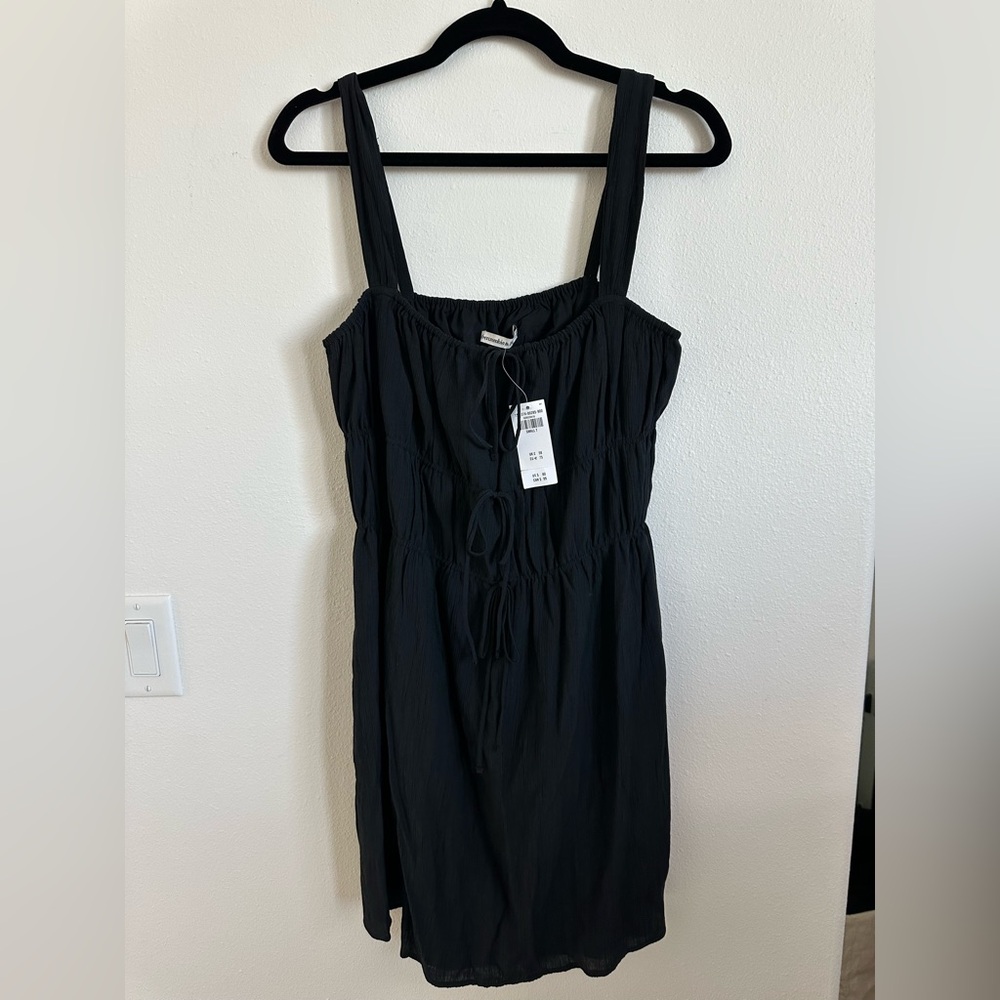 Abercrombie & Fitch Black Textured Skirt